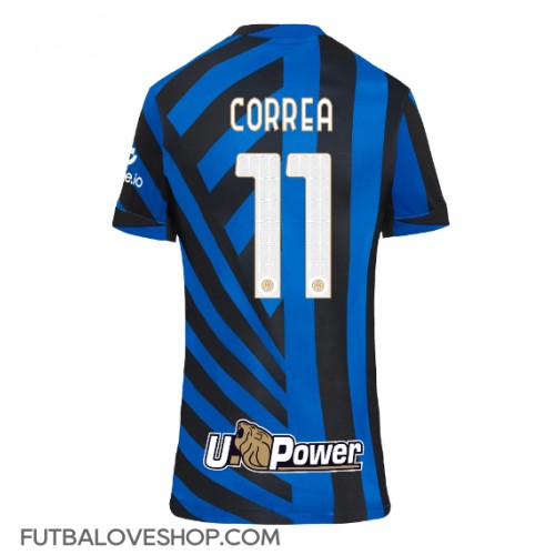 Dres Inter Milan Joaquin Correa #11 Domáci pre Ženy 2024-25 Krátky Rukáv